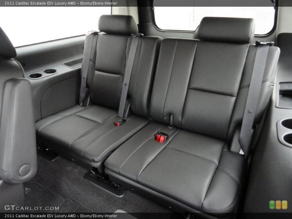 Ebony/Ebony Interior Photo for the 2011 Cadillac Escalade ESV Luxury AWD #48911163