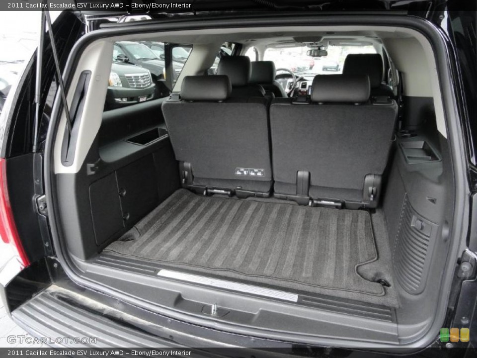 Ebony/Ebony Interior Trunk for the 2011 Cadillac Escalade ESV Luxury AWD #48911184
