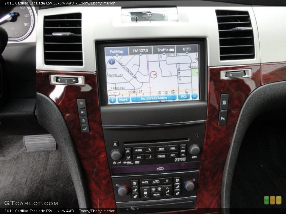 Ebony/Ebony Interior Navigation for the 2011 Cadillac Escalade ESV Luxury AWD #48911256