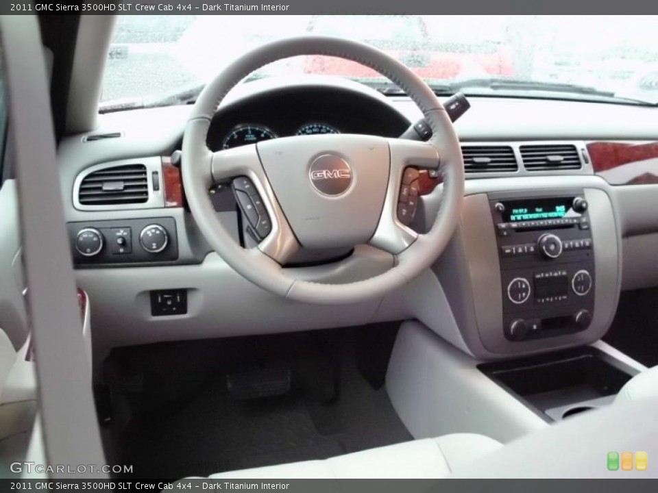 Dark Titanium Interior Dashboard for the 2011 GMC Sierra 3500HD SLT Crew Cab 4x4 #48911790