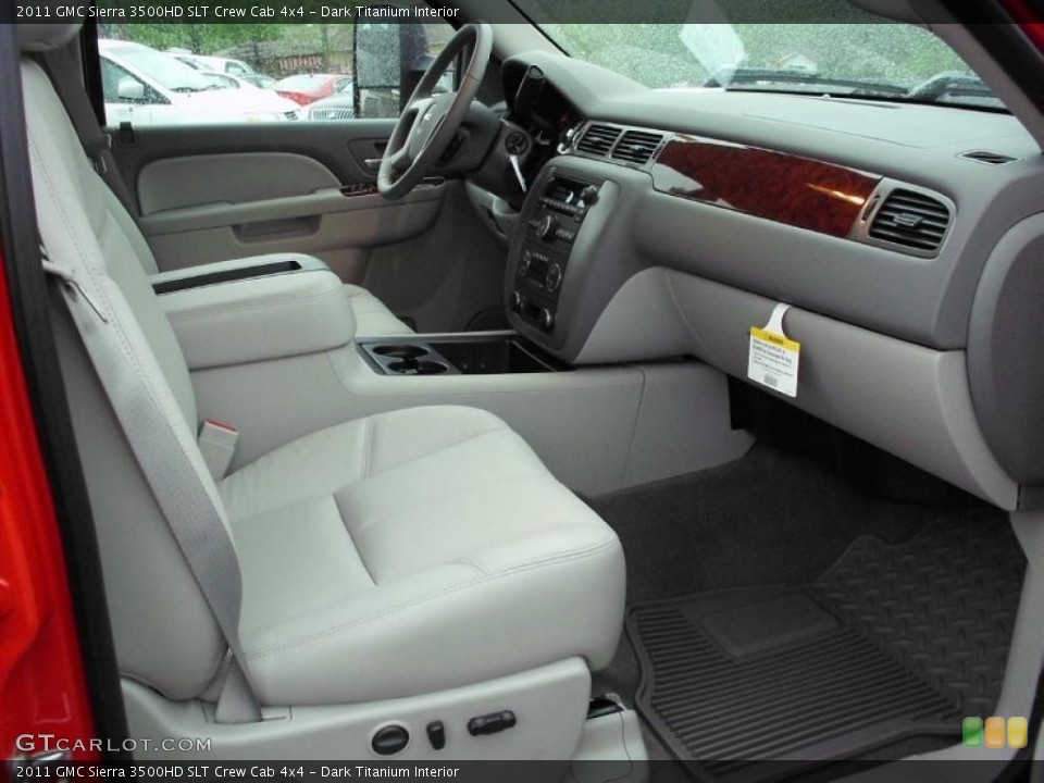 Dark Titanium Interior Photo for the 2011 GMC Sierra 3500HD SLT Crew Cab 4x4 #48911825