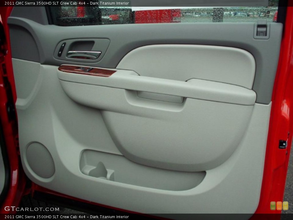 Dark Titanium Interior Door Panel for the 2011 GMC Sierra 3500HD SLT Crew Cab 4x4 #48911836