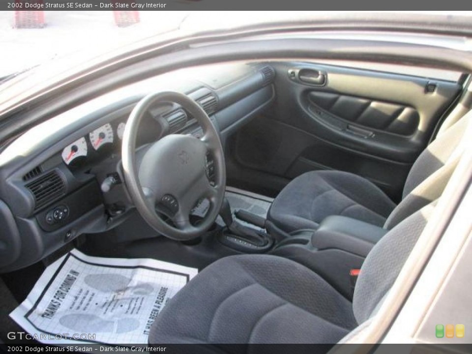 Dark Slate Gray Interior Prime Interior for the 2002 Dodge Stratus SE Sedan #48912981