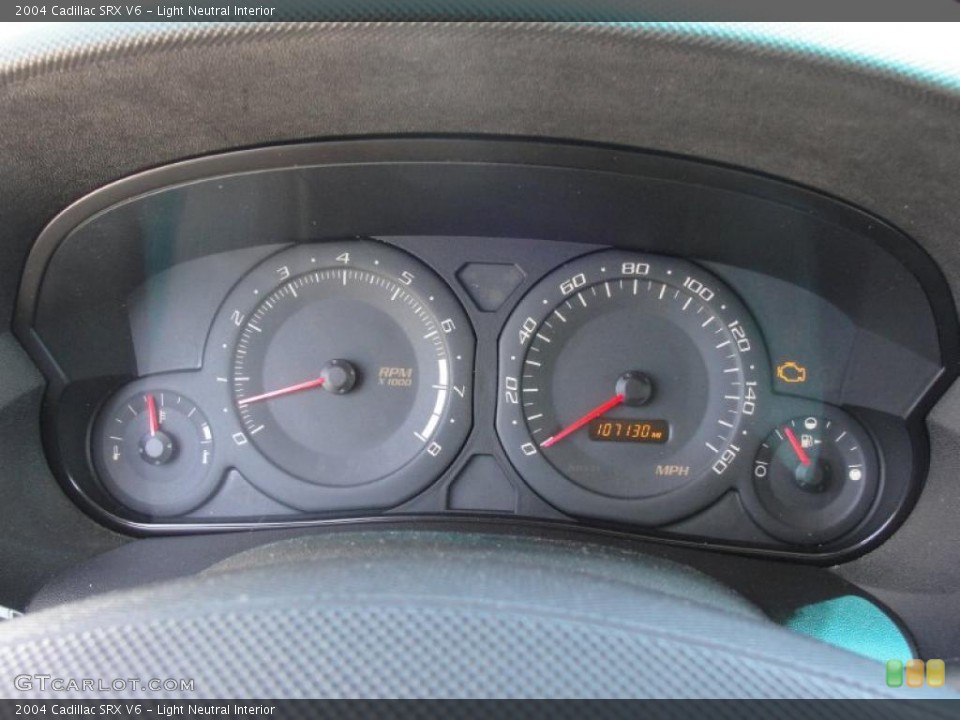 Light Neutral Interior Gauges for the 2004 Cadillac SRX V6 #48913143