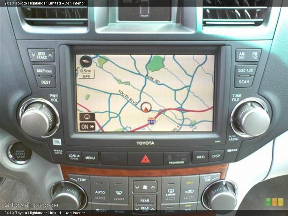 Ash Interior Navigation for the 2010 Toyota Highlander Limited #48913434