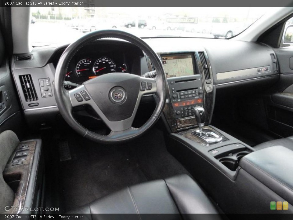 Ebony Interior Prime Interior for the 2007 Cadillac STS -V Series #48914862