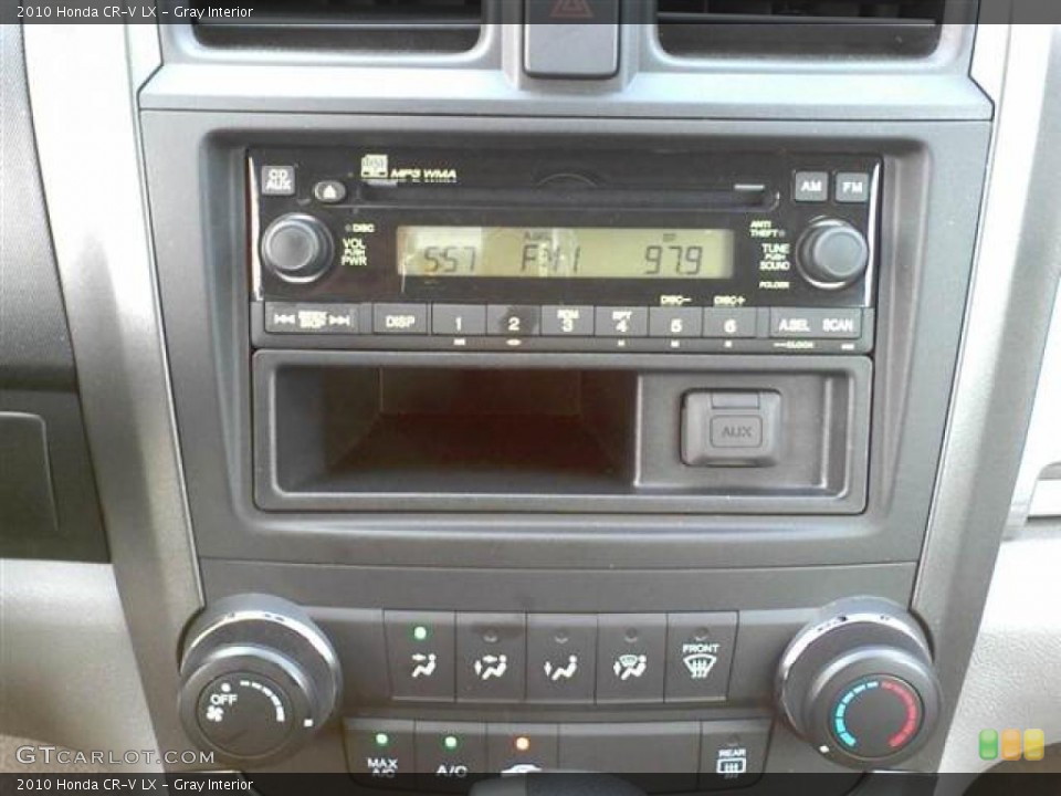 Gray Interior Controls for the 2010 Honda CR-V LX #48915603