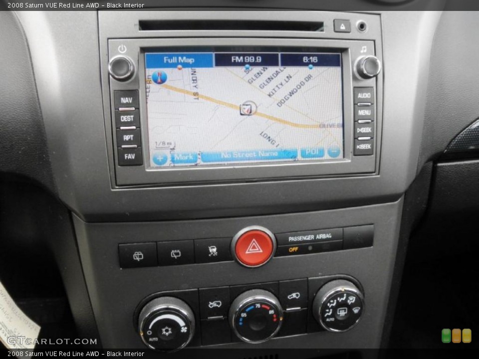 Black Interior Navigation for the 2008 Saturn VUE Red Line AWD #48915858