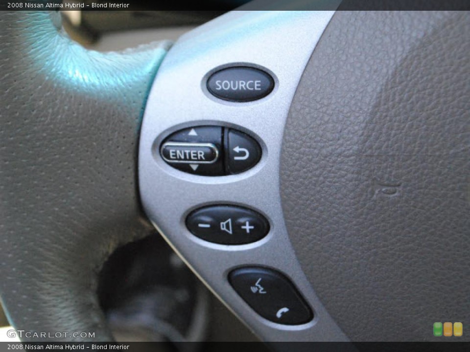 Blond Interior Controls for the 2008 Nissan Altima Hybrid #48918009