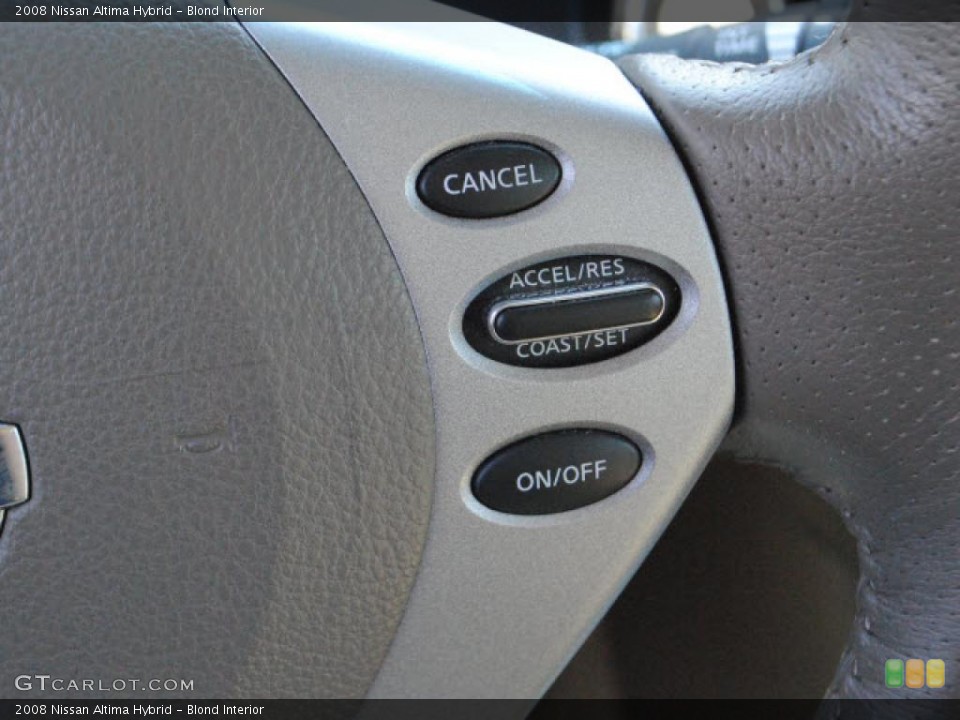 Blond Interior Controls for the 2008 Nissan Altima Hybrid #48918021