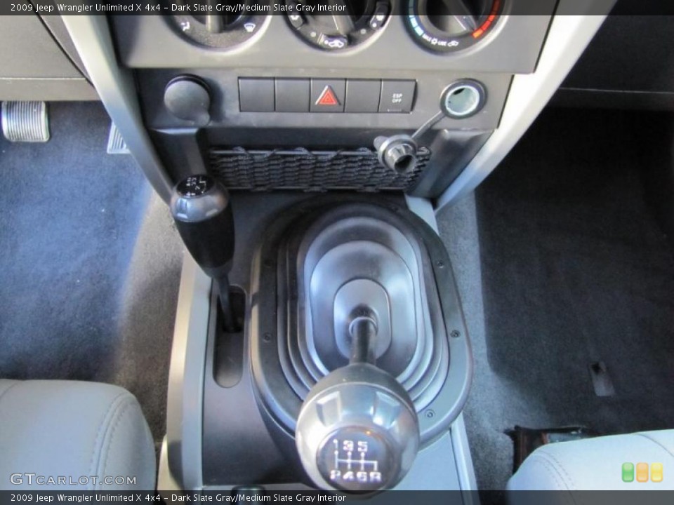 Dark Slate Gray/Medium Slate Gray Interior Transmission for the 2009 Jeep Wrangler Unlimited X 4x4 #48920367