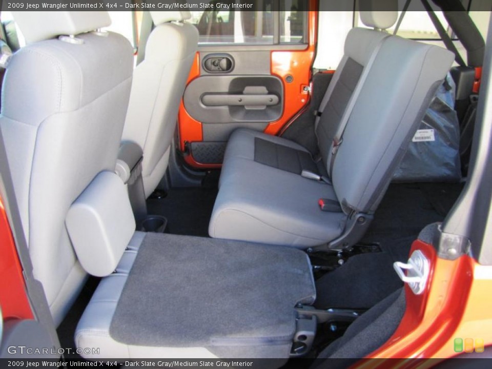 Dark Slate Gray/Medium Slate Gray Interior Photo for the 2009 Jeep Wrangler Unlimited X 4x4 #48920391