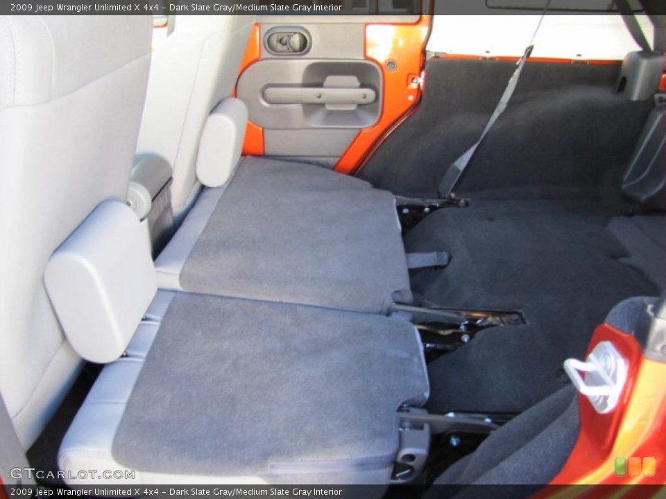 Dark Slate Gray/Medium Slate Gray Interior Photo for the 2009 Jeep Wrangler Unlimited X 4x4 #48920394