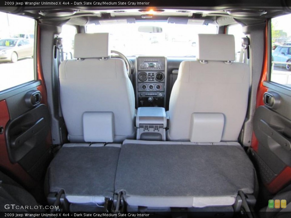 Dark Slate Gray/Medium Slate Gray Interior Trunk for the 2009 Jeep Wrangler Unlimited X 4x4 #48920412