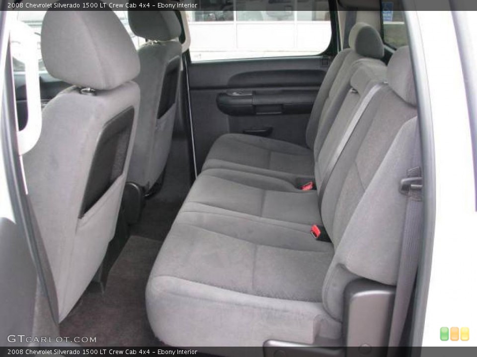 Ebony Interior Photo for the 2008 Chevrolet Silverado 1500 LT Crew Cab 4x4 #48922620