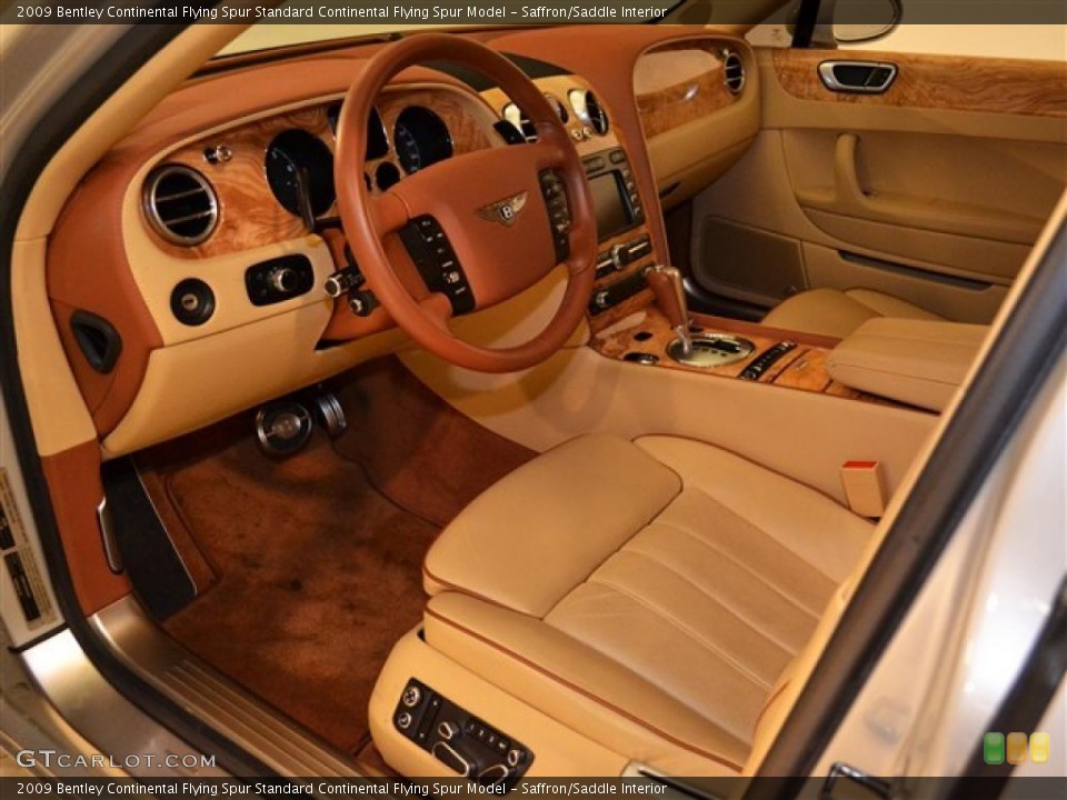 Saffron/Saddle 2009 Bentley Continental Flying Spur Interiors
