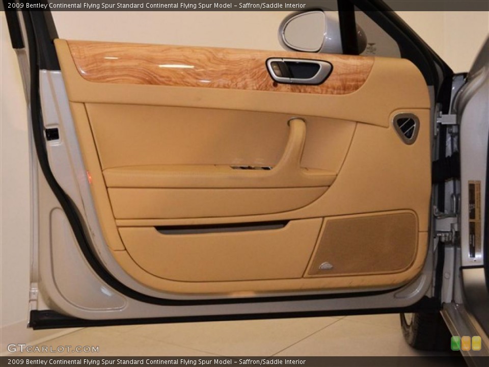 Saffron/Saddle Interior Door Panel for the 2009 Bentley Continental Flying Spur  #48925999