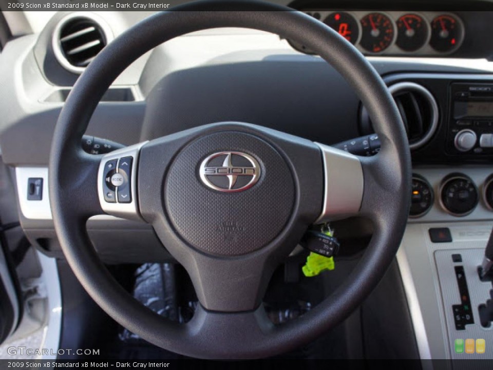 Dark Gray Interior Steering Wheel for the 2009 Scion xB  #48926578