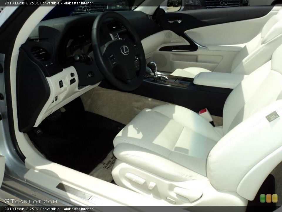 Alabaster Interior Photo for the 2010 Lexus IS 250C Convertible #48929764