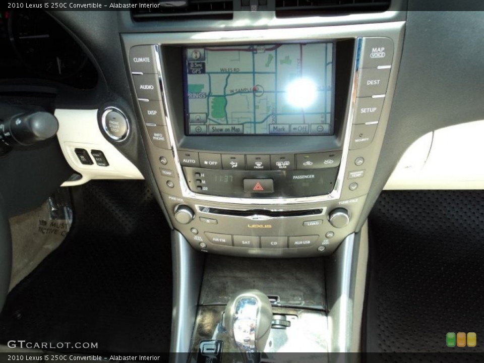 Alabaster Interior Navigation for the 2010 Lexus IS 250C Convertible #48929851
