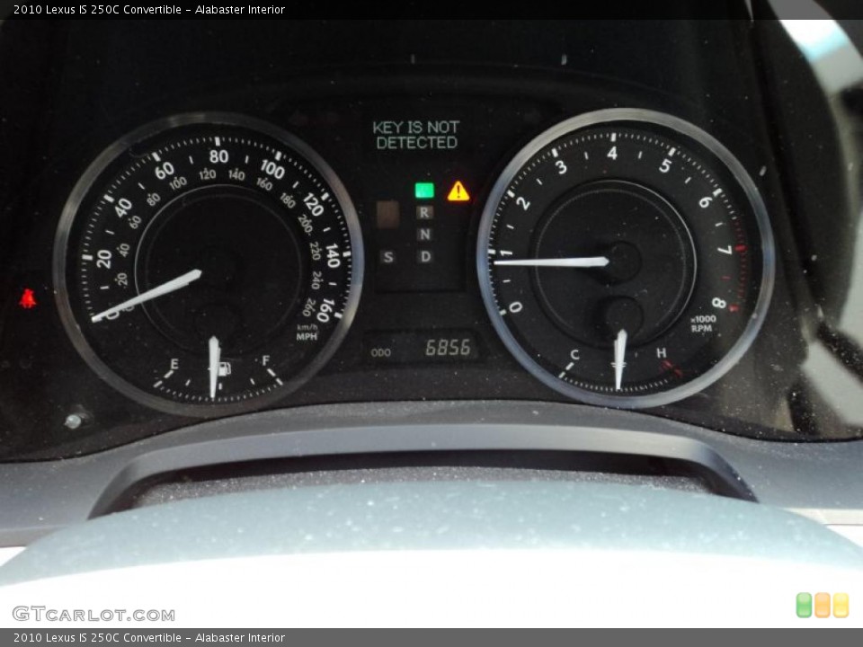 Alabaster Interior Gauges for the 2010 Lexus IS 250C Convertible #48929914
