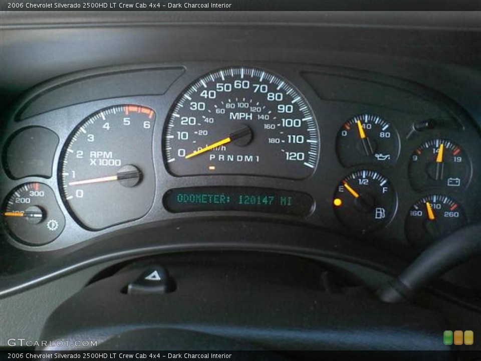 Dark Charcoal Interior Gauges for the 2006 Chevrolet Silverado 2500HD LT Crew Cab 4x4 #48933388