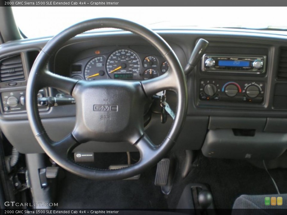 Graphite Interior Dashboard for the 2000 GMC Sierra 1500 SLE Extended Cab 4x4 #48935278