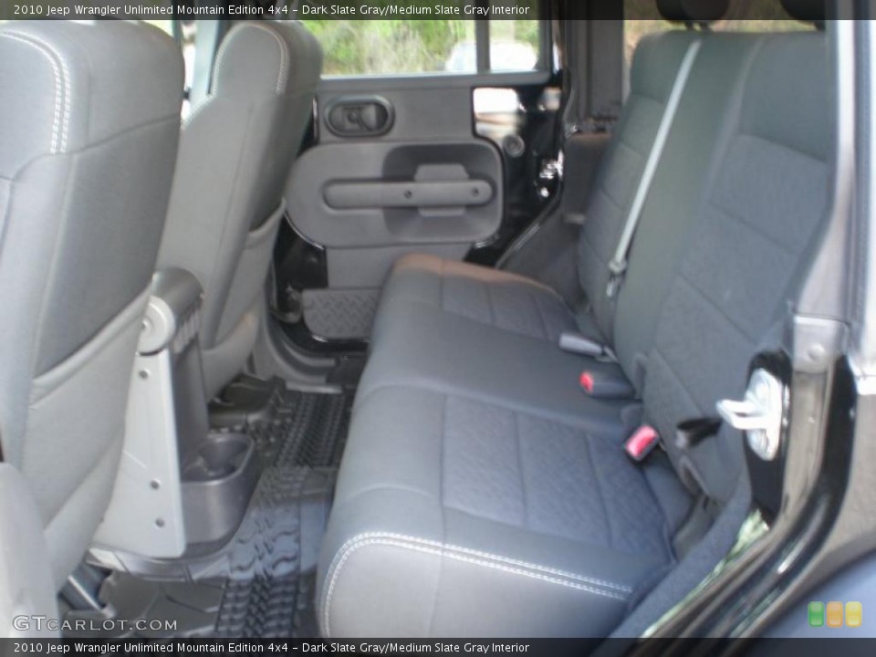 Dark Slate Gray/Medium Slate Gray Interior Photo for the 2010 Jeep Wrangler Unlimited Mountain Edition 4x4 #48936220