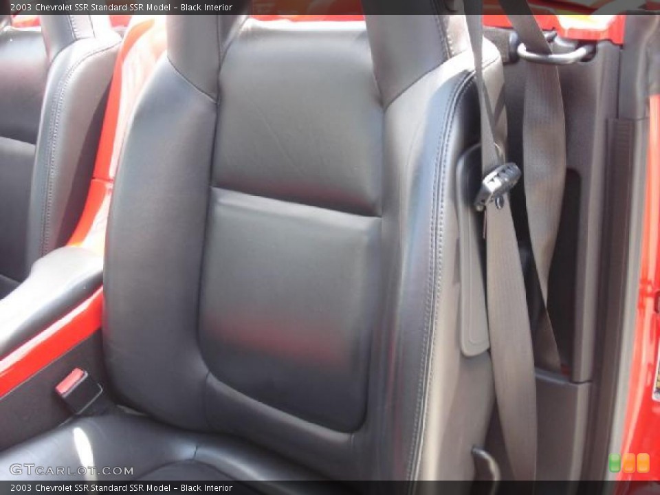 Black Interior Photo for the 2003 Chevrolet SSR  #48937240