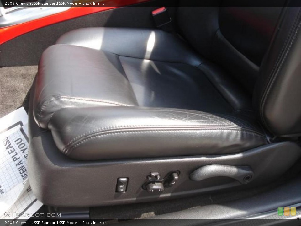 Black Interior Photo for the 2003 Chevrolet SSR  #48937255