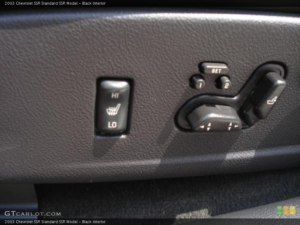 Black Interior Controls for the 2003 Chevrolet SSR  #48937270