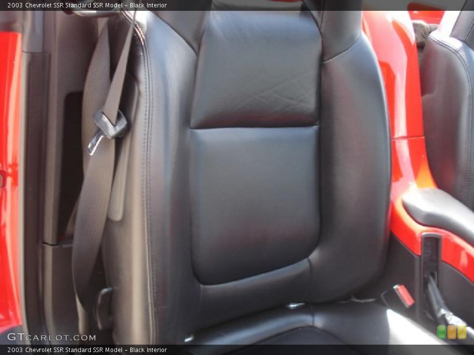 Black Interior Photo for the 2003 Chevrolet SSR  #48937297