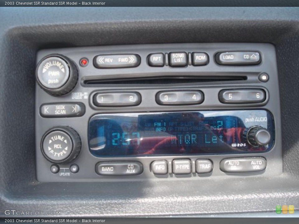 Black Interior Controls for the 2003 Chevrolet SSR  #48937363