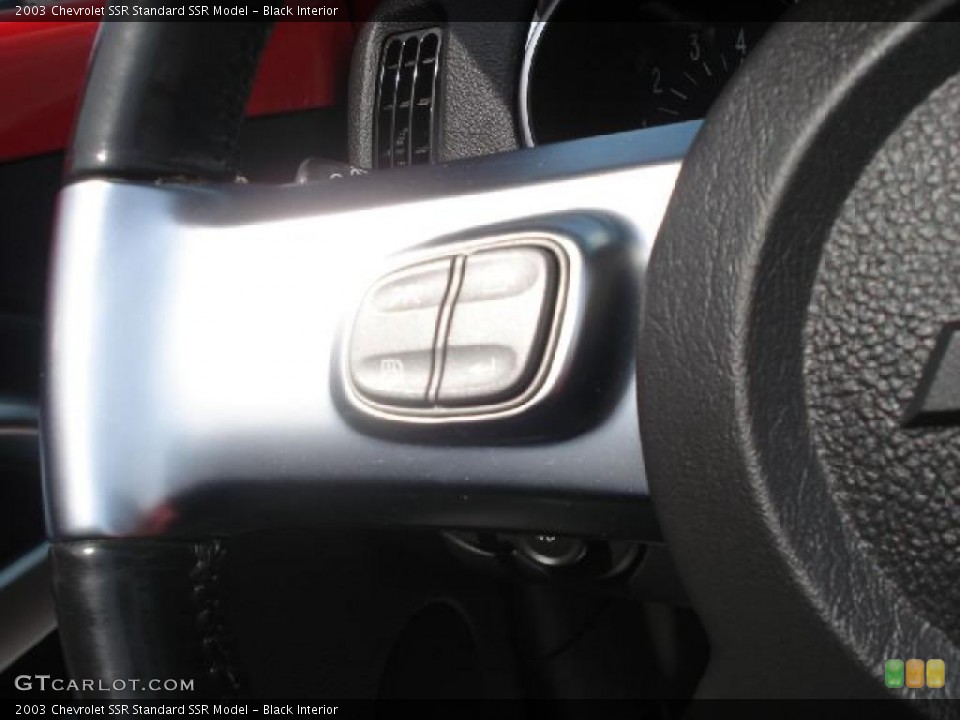 Black Interior Controls for the 2003 Chevrolet SSR  #48937438