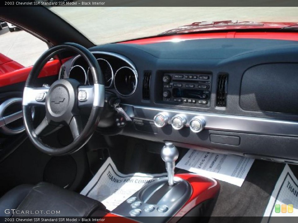 Black Interior Dashboard for the 2003 Chevrolet SSR  #48937452