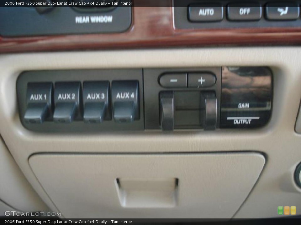 Tan Interior Controls for the 2006 Ford F350 Super Duty Lariat Crew Cab 4x4 Dually #48937861