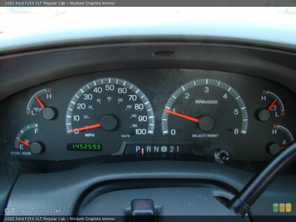 Medium Graphite Interior Gauges for the 2002 Ford F150 XLT Regular Cab #48938596
