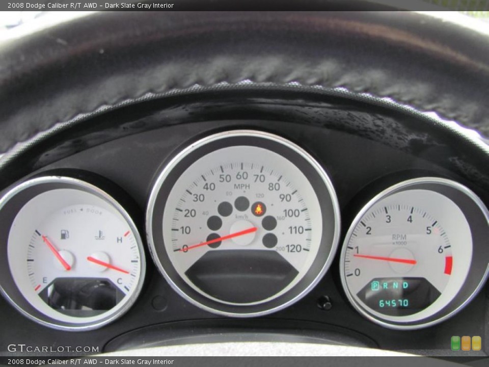 Dark Slate Gray Interior Gauges for the 2008 Dodge Caliber R/T AWD #48939295