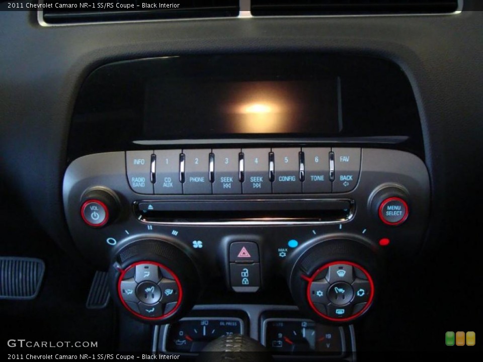 Black Interior Controls for the 2011 Chevrolet Camaro NR-1 SS/RS Coupe #48939853
