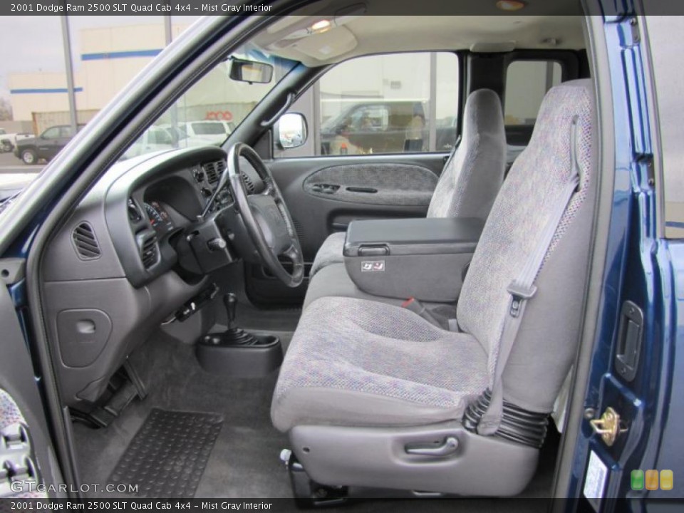 Mist Gray Interior Photo for the 2001 Dodge Ram 2500 SLT Quad Cab 4x4 #48940759