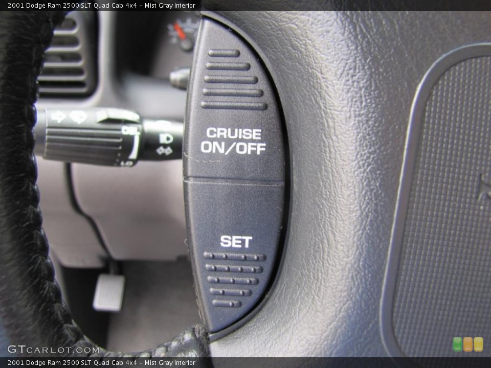 Mist Gray Interior Controls for the 2001 Dodge Ram 2500 SLT Quad Cab 4x4 #48940828