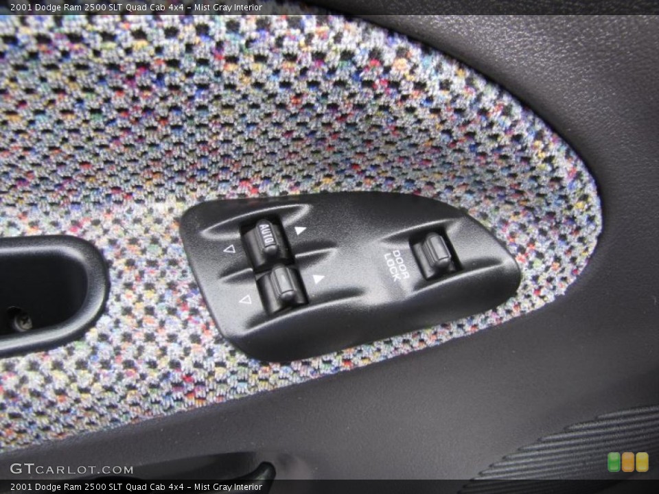Mist Gray Interior Controls for the 2001 Dodge Ram 2500 SLT Quad Cab 4x4 #48940858