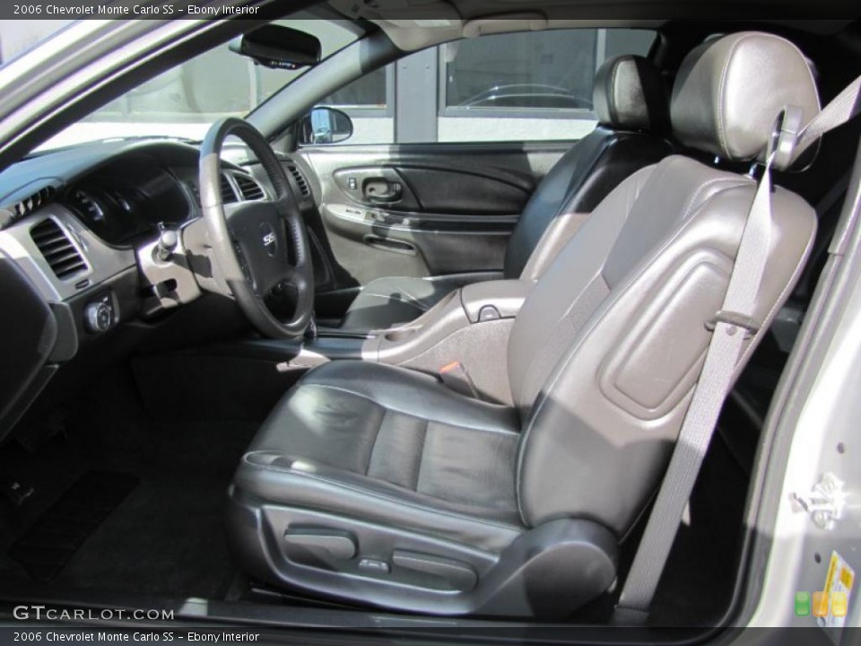 Ebony Interior Photo for the 2006 Chevrolet Monte Carlo SS #48941644