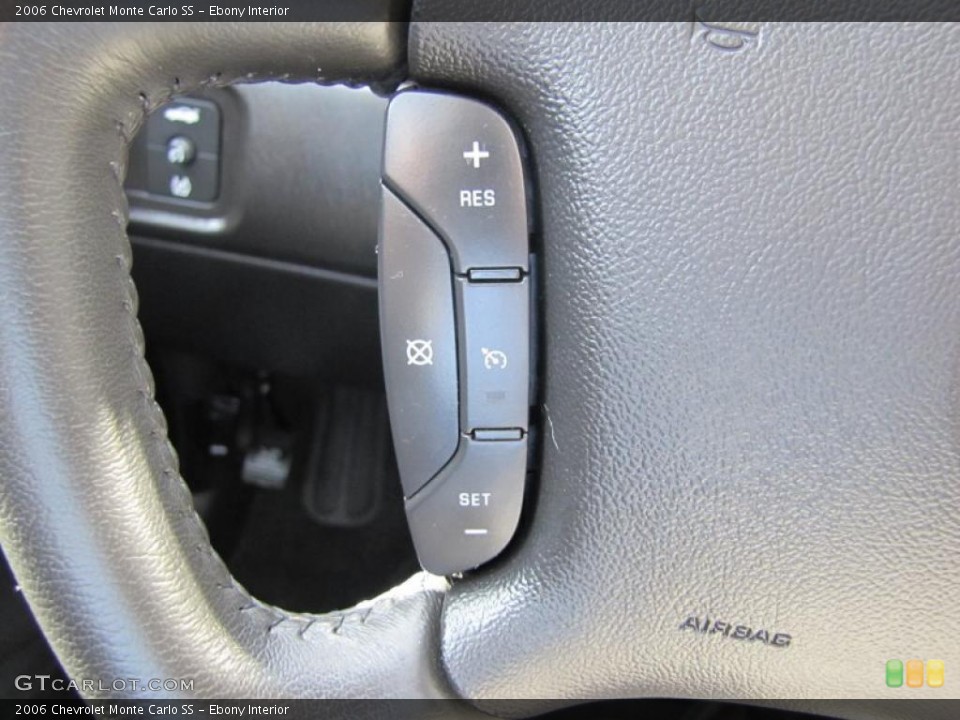 Ebony Interior Controls for the 2006 Chevrolet Monte Carlo SS #48941704