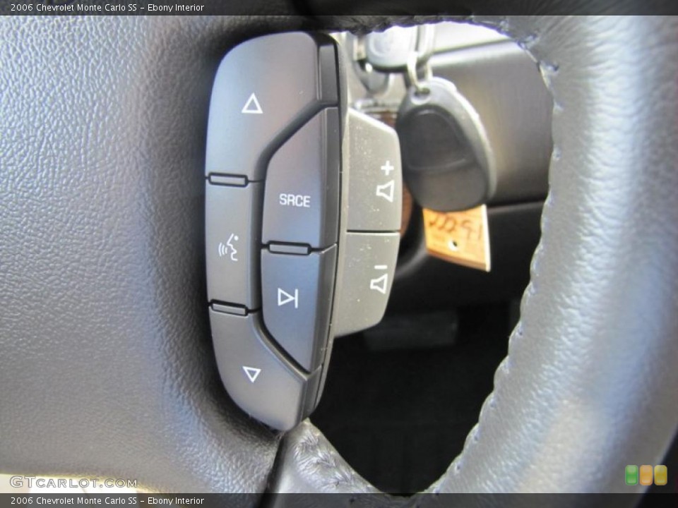 Ebony Interior Controls for the 2006 Chevrolet Monte Carlo SS #48941716