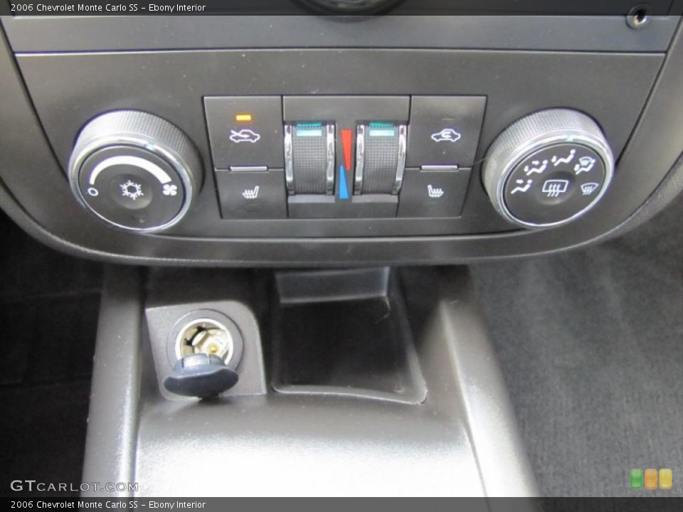 Ebony Interior Controls for the 2006 Chevrolet Monte Carlo SS #48941818