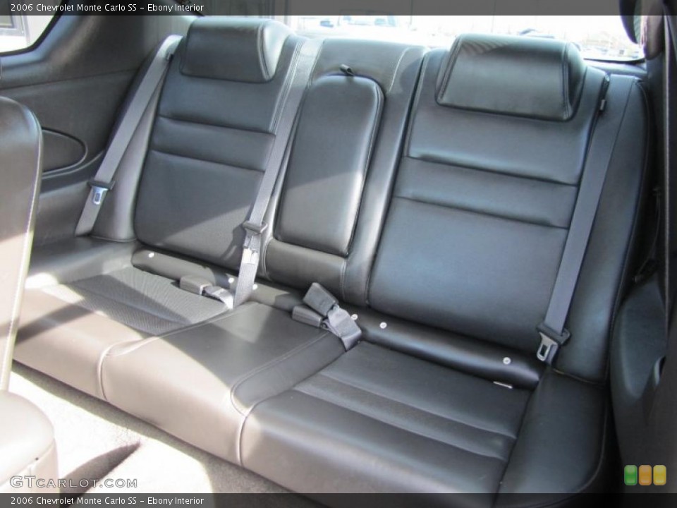 Ebony Interior Photo for the 2006 Chevrolet Monte Carlo SS #48941893