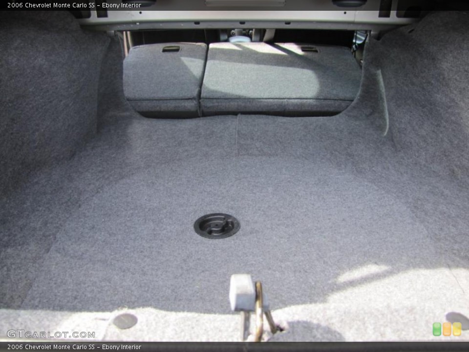 Ebony Interior Trunk for the 2006 Chevrolet Monte Carlo SS #48941956