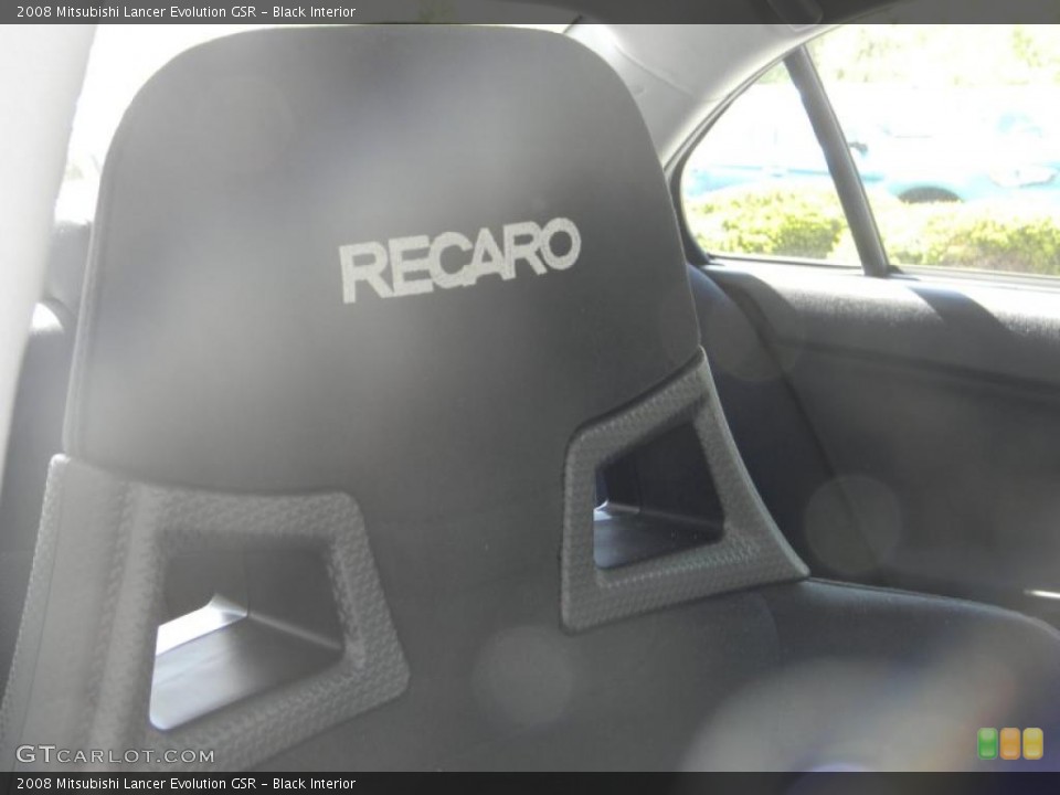 Black Interior Photo for the 2008 Mitsubishi Lancer Evolution GSR #48943414