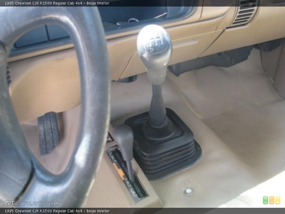 Beige Interior Transmission for the 1995 Chevrolet C/K K1500 Regular Cab 4x4 #48944812